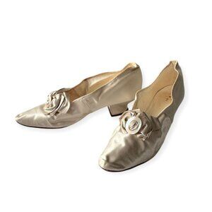 Antique Wedding Shoes by A.J. Cammeyer – Circa 1890s-1920s, Size 6B